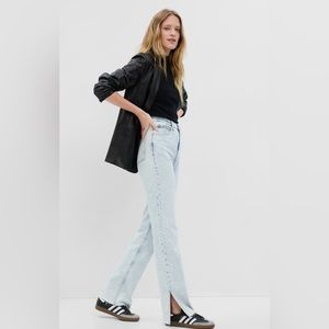 GAP High Rise Organic Cotton '90s Loose Jeans with Washwell